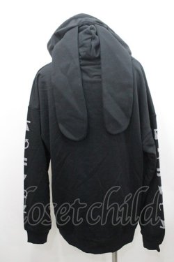 画像3: LISTEN FLAVOR / サイバーうさ耳ヘッドホンパーカー  黒 I-26-01-08-041-PU-TO-SA-ZI