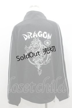 画像2: LISTEN FLAVOR / ドラゴンジャージ  黒Ｘ白 I-26-01-08-047-PU-TO-SA-ZI