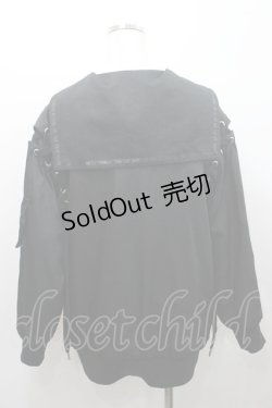画像2: CuLLt / セーラーブルゾン  黒 I-26-01-08-050-PU-JA-SA-ZI
