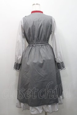 画像2: Areeam / わんわん物語/フリルワンピース  グレー I-26-01-08-061-LO-OP-SA-ZI