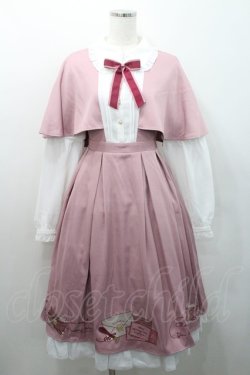 画像1: Amavel / Classical Invitationケープワンピース  ピンク I-26-01-08-063-CA-OP-SA-ZI