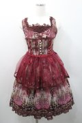 Angelic Pretty / Chandelier Holicジャンパースカート  ボルドー I-26-01-08-065-AP-OP-SA-ZI