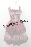 Angelic Pretty / Chandelier Holicジャンパースカート  ボルドー I-26-01-08-065-AP-OP-SA-ZI