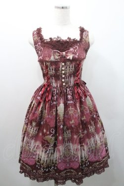 画像3: Angelic Pretty / Chandelier Holicジャンパースカート  ボルドー I-26-01-08-065-AP-OP-SA-ZI
