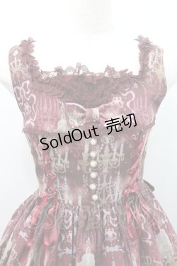 画像4: Angelic Pretty / Chandelier Holicジャンパースカート  ボルドー I-26-01-08-065-AP-OP-SA-ZI