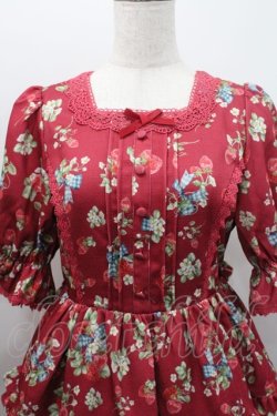 画像3: axes femme kawaii / クラシックベリーワンピース M ワイン I-26-01-08-067-AX-OP-SA-ZI