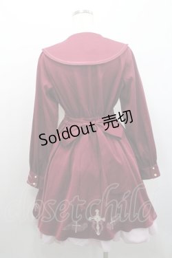 画像2: Amavel / Seraphim Crossレイヤードワンピース  ボルドー I-26-01-08-068-CA-OP-SA-ZI