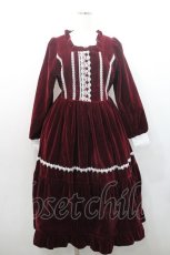 画像1: axes femme Kawaii / ウィンターワンピース M ワイン I-26-01-08-069-AX-OP-SA-ZI (1)
