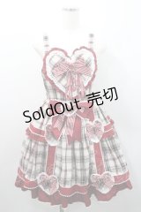 BABY,THE STARS SHINE BRIGHT / Sweet Wingタータンチェックジャンパースカート  赤チェック I-26-01-08-070-BA-OP-SA-ZI
