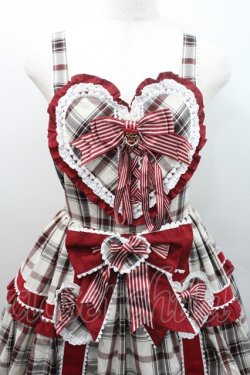 画像3: BABY,THE STARS SHINE BRIGHT / Sweet Wingタータンチェックジャンパースカート  赤チェック I-26-01-08-070-BA-OP-SA-ZI