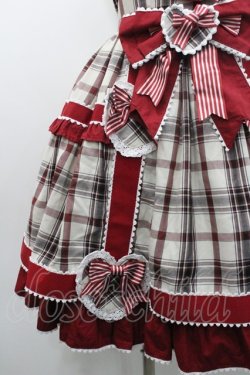 画像4: BABY,THE STARS SHINE BRIGHT / Sweet Wingタータンチェックジャンパースカート  赤チェック I-26-01-08-070-BA-OP-SA-ZI