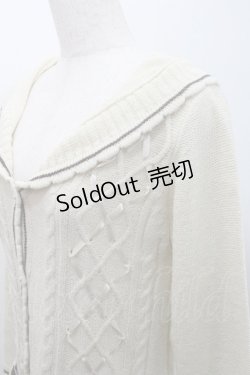 画像3: axes femme / ビッグリボンニットカーデ M アイボリー I-26-01-08-007-AX-TO-TE-ZI