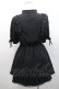 画像2: Rojita / パールベルトフリル半袖ワンピース  黒 I-26-01-08-073-LO-OP-SA-ZI (2)
