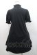 画像2: Jamieエーエヌケー / ハイネックフリル半袖カットワンピース  黒 I-26-01-08-074-0-OP-SA-ZI (2)