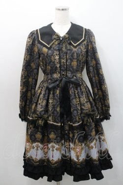 画像1: metamorphose / holiness cameoワンピース  黒 I-26-01-08-075-ME-OP-SA-ZI