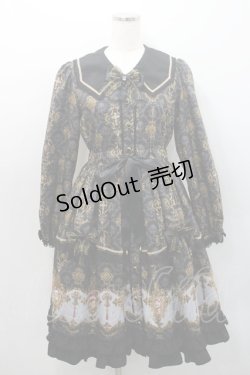 画像1: metamorphose / holiness cameoワンピース  黒 I-26-01-08-075-ME-OP-SA-ZI