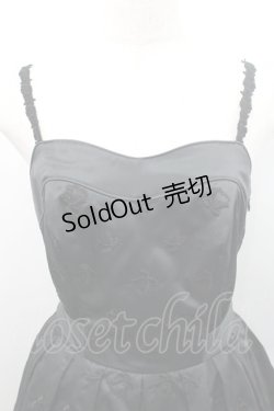画像3: Lois CRAYON / リボン刺繍キャミワンピース M ブラック I-26-01-08-077-LO-OP-SA-ZI