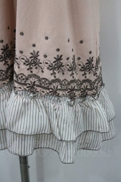 画像4: axes femme / ストライプブロッキングチュニック M ピンク I-26-01-08-008-AX-TO-TE-ZI