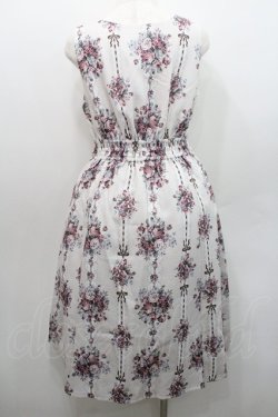 画像2: axes femme / ローズリボン柄ジャンスカ  アイボリー I-26-01-08-087-AX-OP-SA-ZI