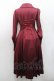 画像2: ATELIER PIERROT / “Narcissus” ロングワンピース  ボルドー I-26-01-08-089-EL-OP-SA-ZI (2)
