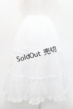 画像2: Chalmiere / クラシックコットンスカート  白 I-26-01-08-091-0-SK-SA-ZI