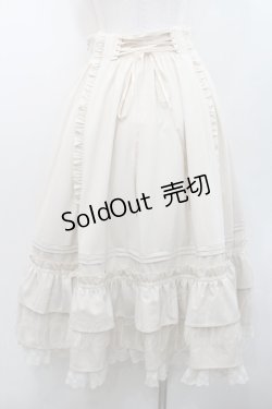 画像2: Hoshibako Works / ジャスミンフレアスカート  生成り I-26-01-08-092-LO-SK-SA-ZI