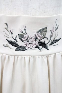 画像3: Hoshibako Works / ジャスミンフレアスカート  生成り I-26-01-08-092-LO-SK-SA-ZI