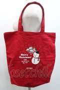 PINK HOUSE / クリスマスエコバッグ  レッド I-26-01-08-103-LO-BG-SA-ZI