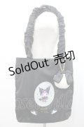 m petit by misako / サンリオキャラクターズコラボ  トートバッグ  黒 I-26-01-08-104-LO-BG-SA-ZI