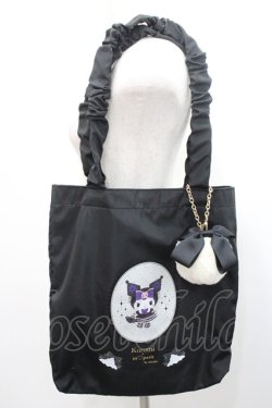 画像1: m petit by misako / サンリオキャラクターズコラボ  トートバッグ  黒 I-26-01-08-104-LO-BG-SA-ZI