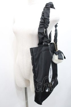 画像2: m petit by misako / サンリオキャラクターズコラボ  トートバッグ  黒 I-26-01-08-104-LO-BG-SA-ZI