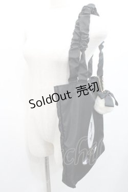 画像2: m petit by misako / サンリオキャラクターズコラボ  トートバッグ  黒 I-26-01-08-104-LO-BG-SA-ZI