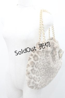 画像2: PINK HOUSE / コサージュ付きレオパードファーバッグ  ブラウン I-26-01-08-106-LO-BG-SA-ZI