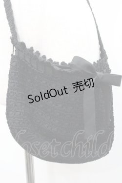 画像2: PINK HOUSE / ニットポシェット  ブラック I-26-01-08-107-LO-BG-SA-ZI