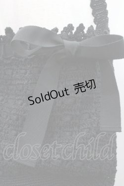 画像3: PINK HOUSE / ニットポシェット  ブラック I-26-01-08-107-LO-BG-SA-ZI