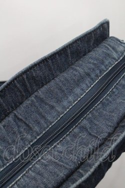 画像7: PINK HOUSE / フラワー刺繍デニムバッグ  ネイビー I-26-01-08-108-LO-BG-SA-ZI