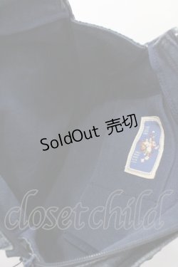 画像8: PINK HOUSE / フラワー刺繍デニムバッグ  ネイビー I-26-01-08-108-LO-BG-SA-ZI