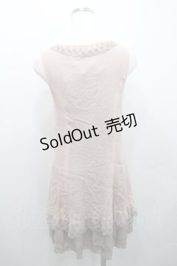 画像2: axes femme / ノースリーブワンピース M ピンク I-26-01-08-012-AX-BL-TE-ZI