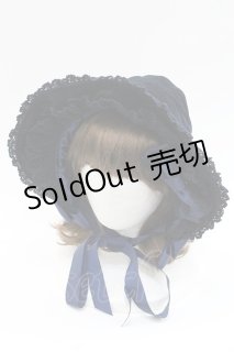 BABY,THE STARS SHINE BRIGHT / 別珍トーションレースボンネット 紺 I
