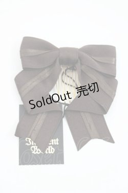 画像1: Innocent World / シュスリボンストライプコーム  ブラウン I-26-01-08-114-IW-AC-SA-ZI