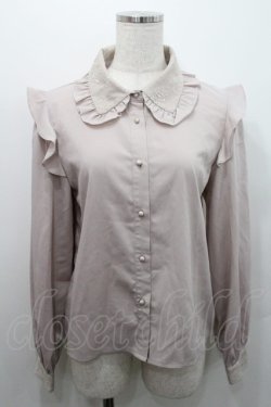画像1: Rojita / ネクタイブローチブラウス  ピンク I-26-01-08-013-LO-BL-SA-ZI
