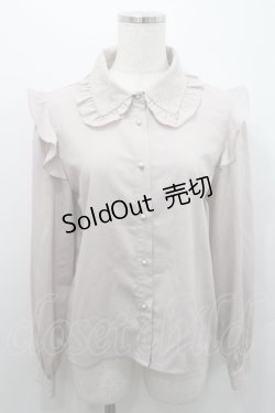 画像1: Rojita / ネクタイブローチブラウス  ピンク I-26-01-08-013-LO-BL-SA-ZI