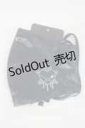 LISTEN FLAVOR / ハートの誘惑マスク  黒Ｘ白 I-26-01-08-121-PU-ZA-SA-ZI