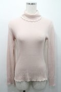 LIZ LISA / 雫あきハイネックニットトップス M ピンク I-26-01-08-015-LO-TO-TE-ZI