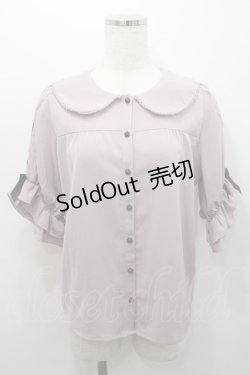 画像1: MA*RS / 袖はしごレースブラウス  ピンクＸ黒 I-26-01-08-016-EL-BL-SA-ZI