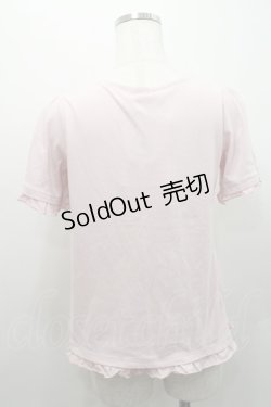 画像2: axes femme / 猫プリントTシャツ M ピンク I-26-01-08-018-AX-TS-TE-ZI