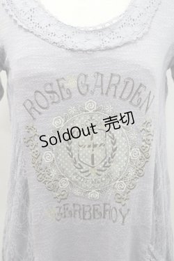 画像3: axes femme / サイドレース切替プリントチュニック M パープル I-26-01-08-019-AX-BL-TE-ZI