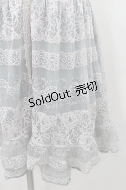 画像4: axes femme / 刺繍入りチュールチュニック M グリーン I-26-01-08-021-AX-TO-TE-ZI