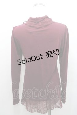 画像2: axes femme / レーシーロングタートル  ボルドー I-26-01-08-023-AX-TO-SA-ZI