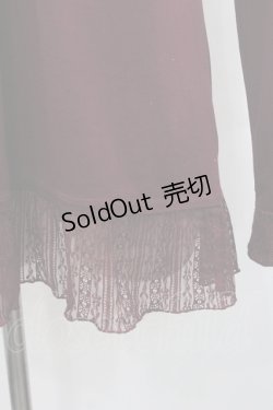 画像4: axes femme / レーシーロングタートル  ボルドー I-26-01-08-023-AX-TO-SA-ZI